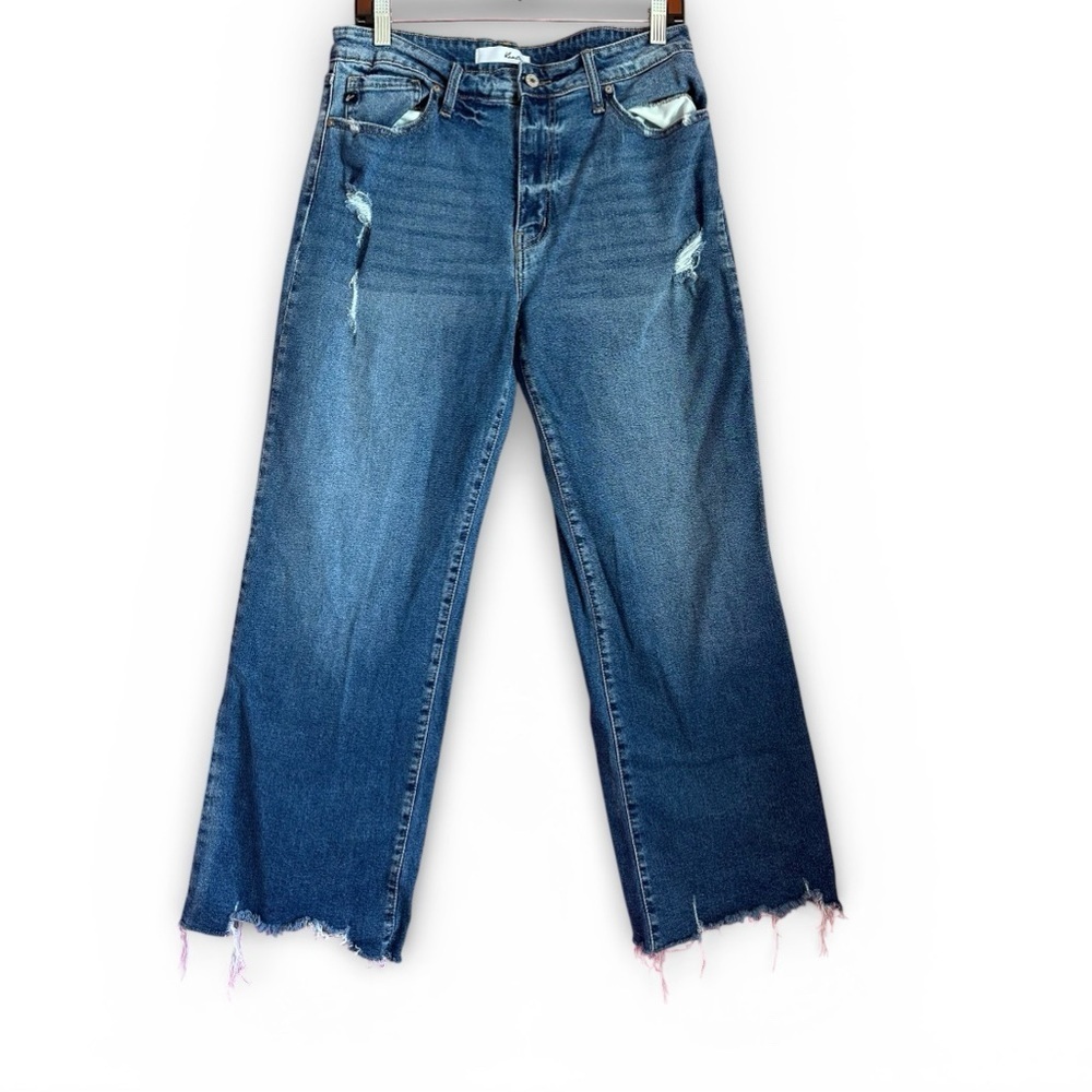Kancan High Rise Wide Leg Jeans Size 11 x 29